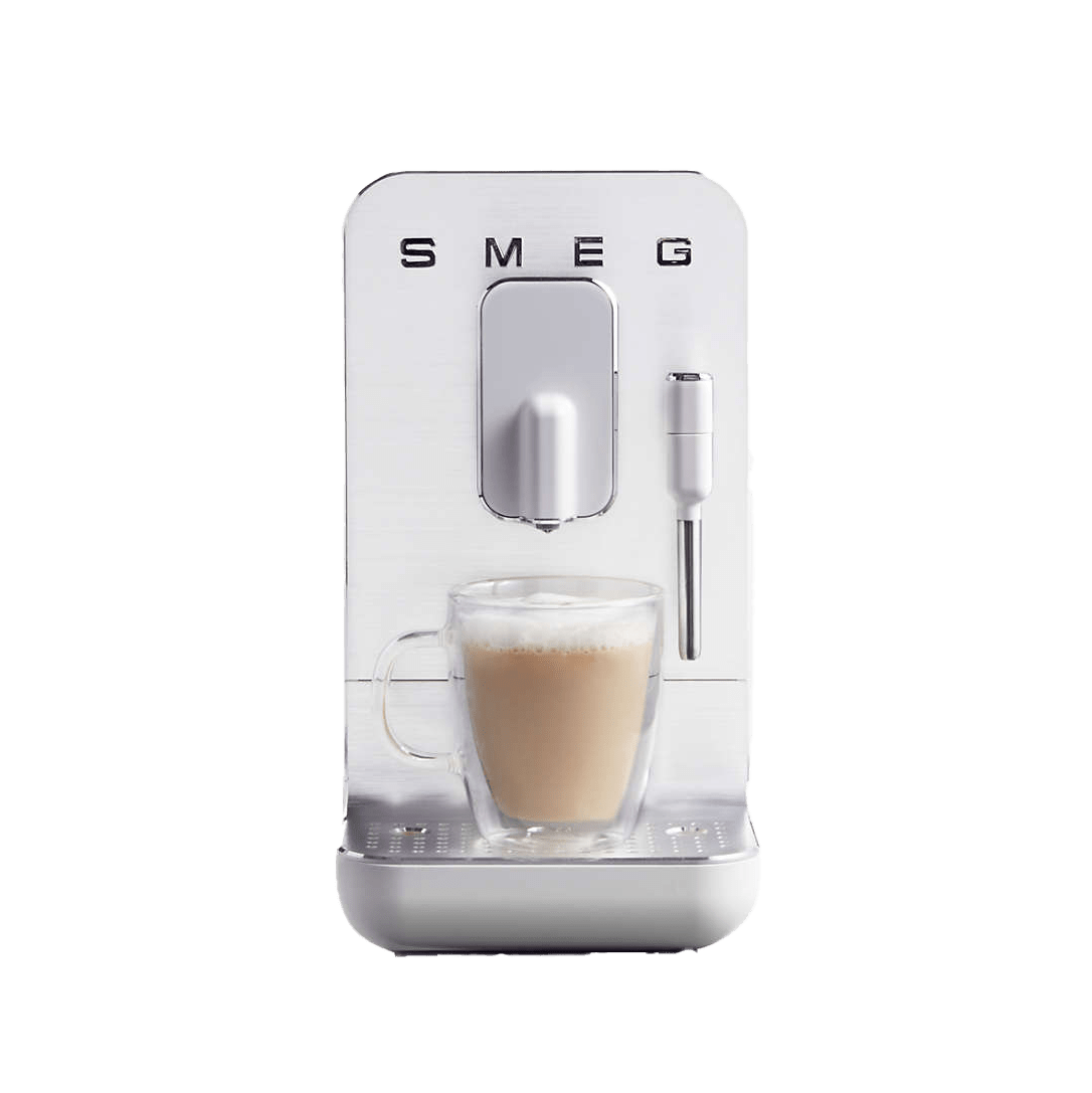 Fully Automatic Coffee Machine with Steamer - Black, SMEG