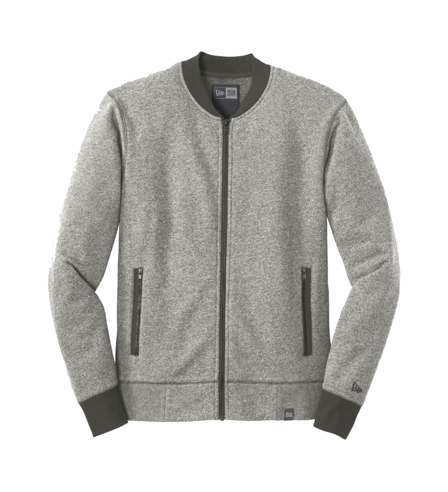 New Era French Terry Full-Zip Hoodie - Men's - Embroidered