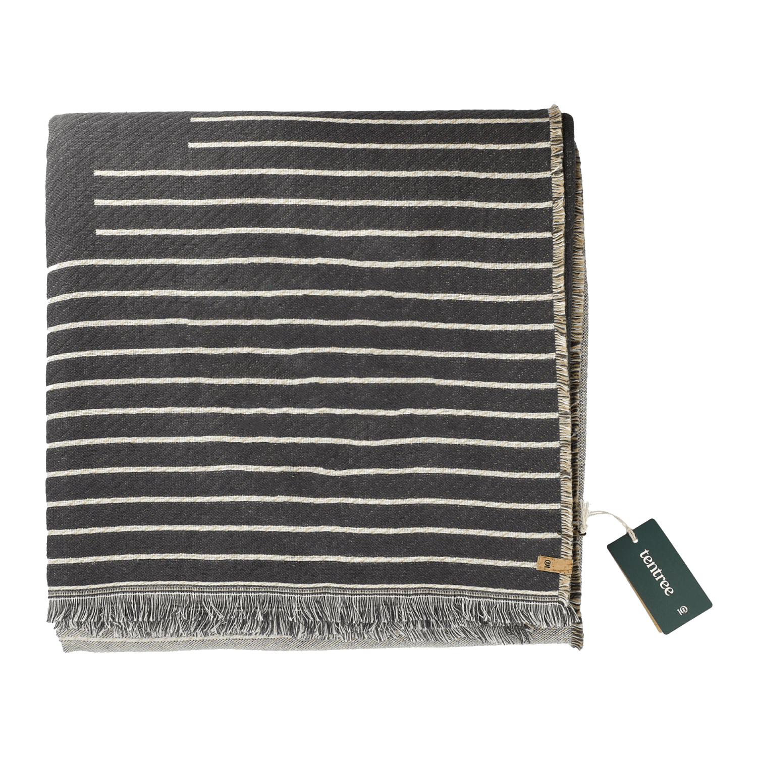 Custom Organic Cotton Peaks Woven Blanket, Corporate Gifts