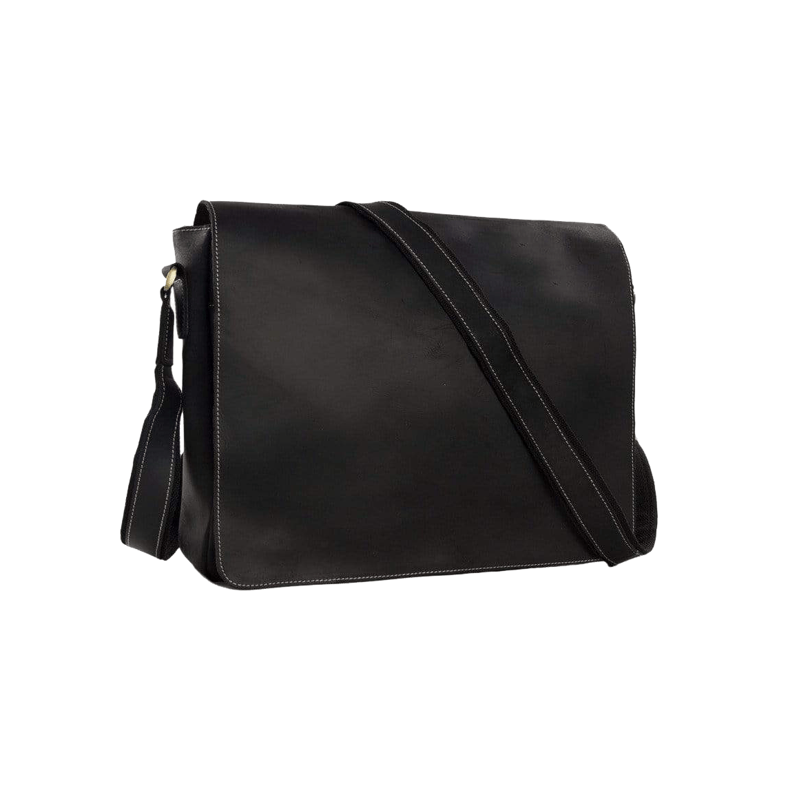 leathercross custom shoulderbag allblackショルダーバッグ