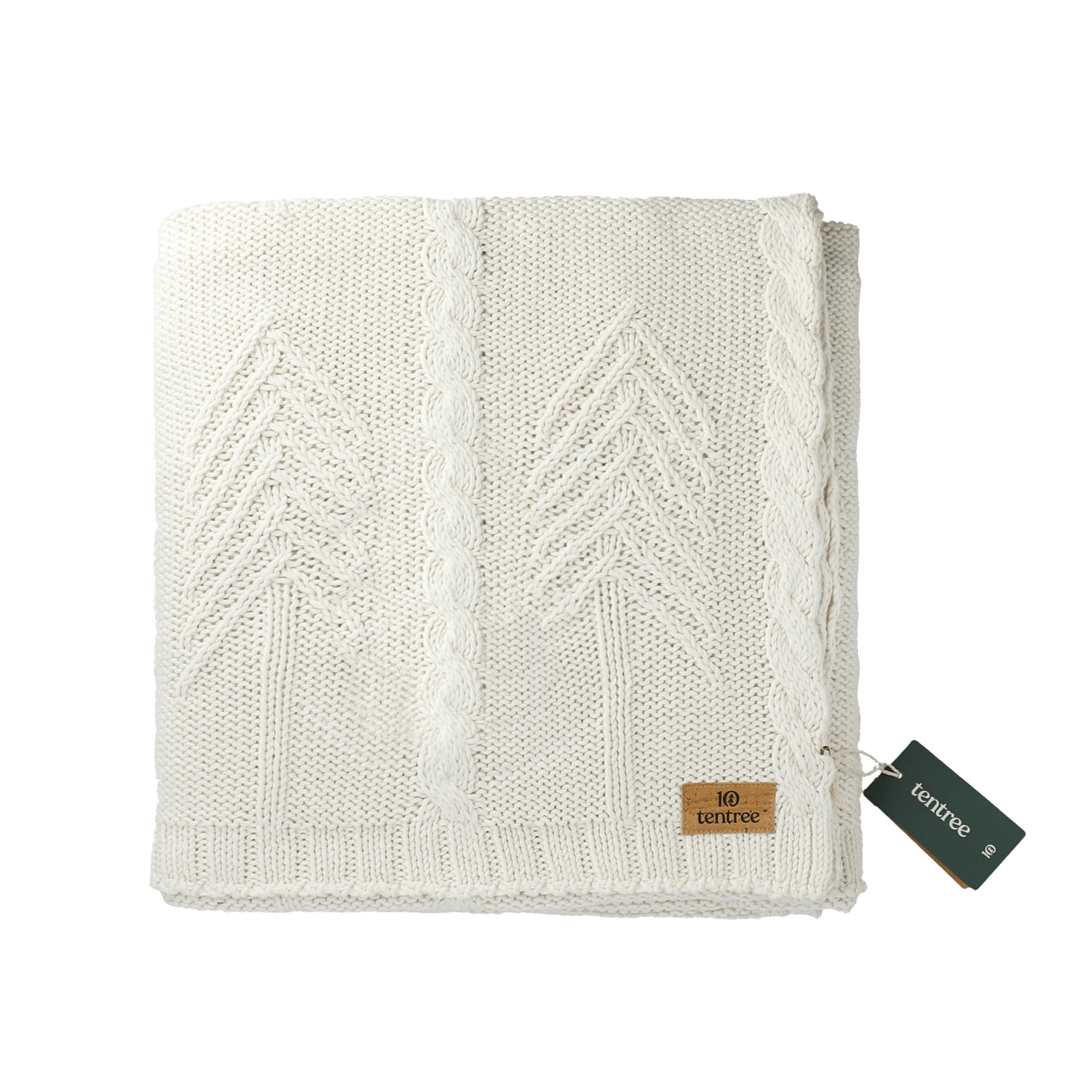 Custom tentree Organic Cotton Cable Blanket, Corporate Gifts