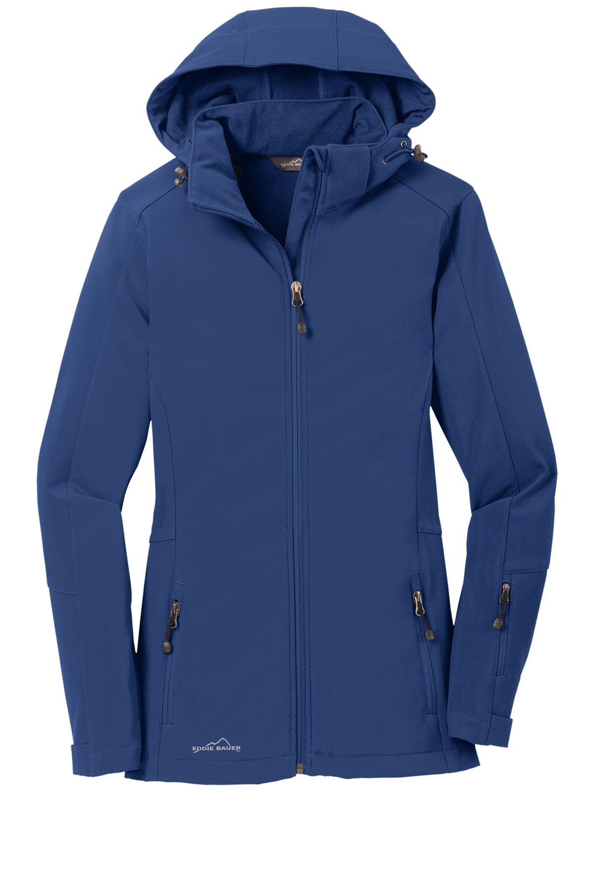 Admiral Blue / XS / Womens Custom Eddie Bauer Hooded Soft Shell Parka - Corporate Gifts