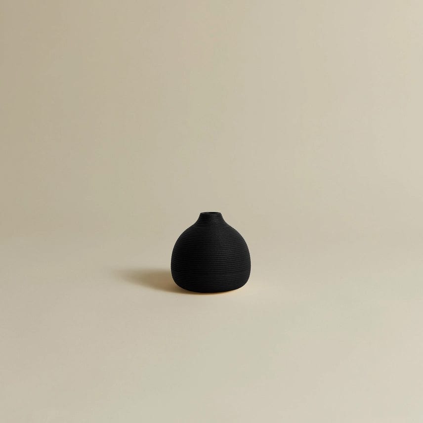 Black Clay Custom Micro Vase - Corporate Gifts