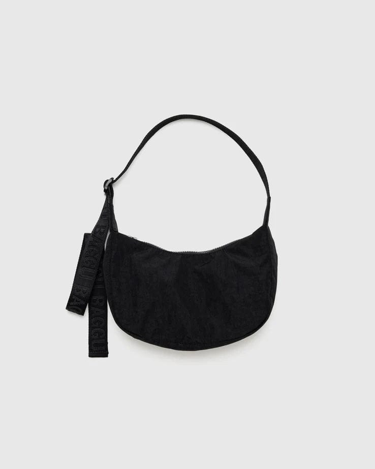 Black Custom Baggu Small Nylon Crescent Bag - Corporate Gifts