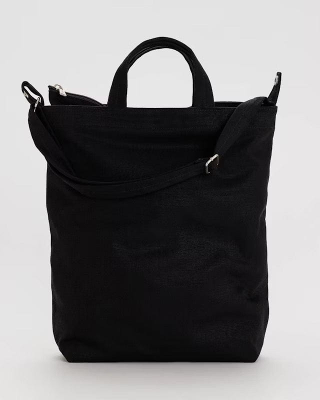 Black Custom Baggu Zip Duck Bag - Canvas Tote - Corporate Gifts