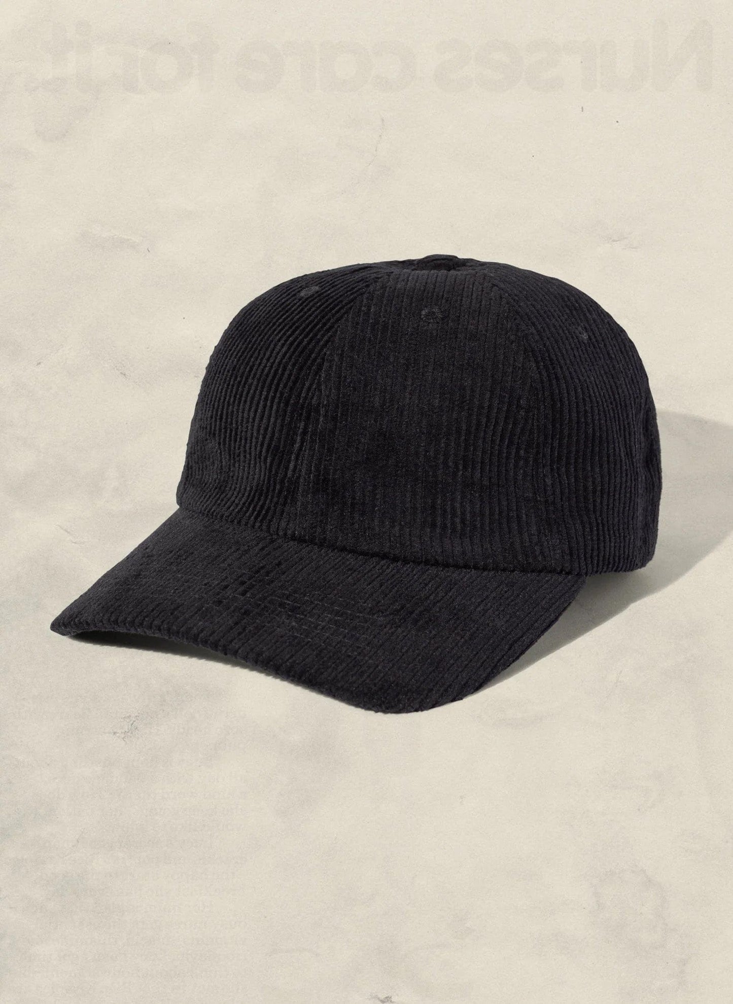 Black Custom Corduroy Dad Hat - Corporate Gifts