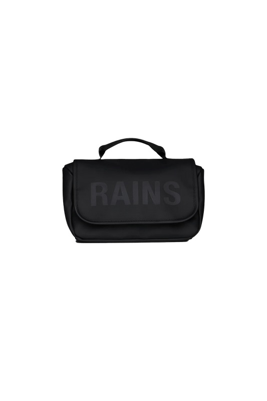 Black Custom RAINS Texel Wash Bag - Corporate Gifts