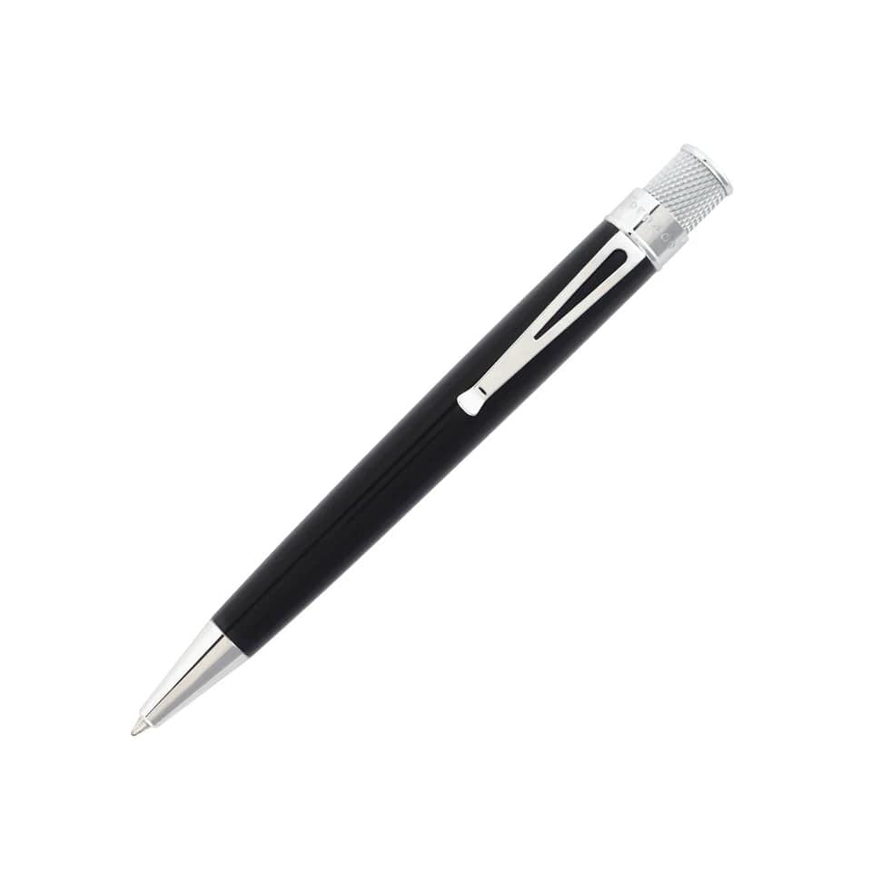 Black Custom Tornado Lacquer Rollerball Pen - Corporate Gifts