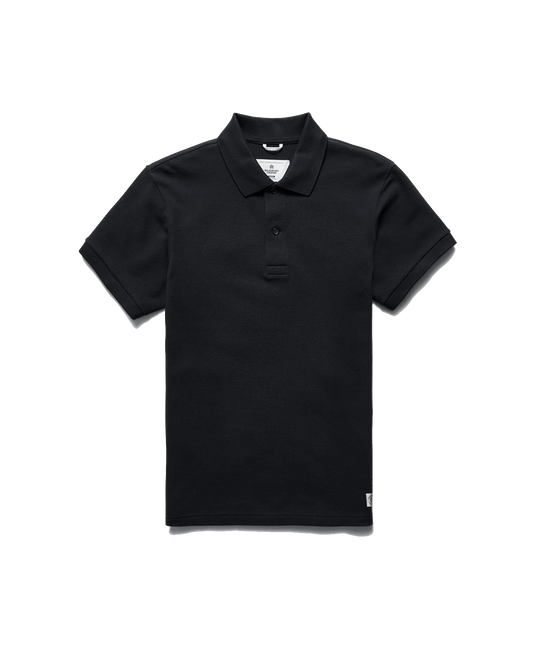 Black / SM Custom Reigning Champ Athletic Pique Academy Polo - Corporate Gifts