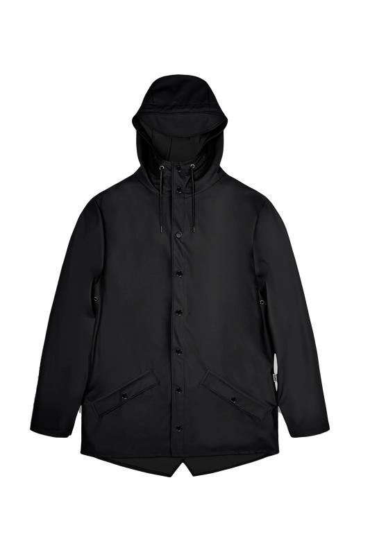 Black / XS Custom RAINS Jacket - Corporate Gifts