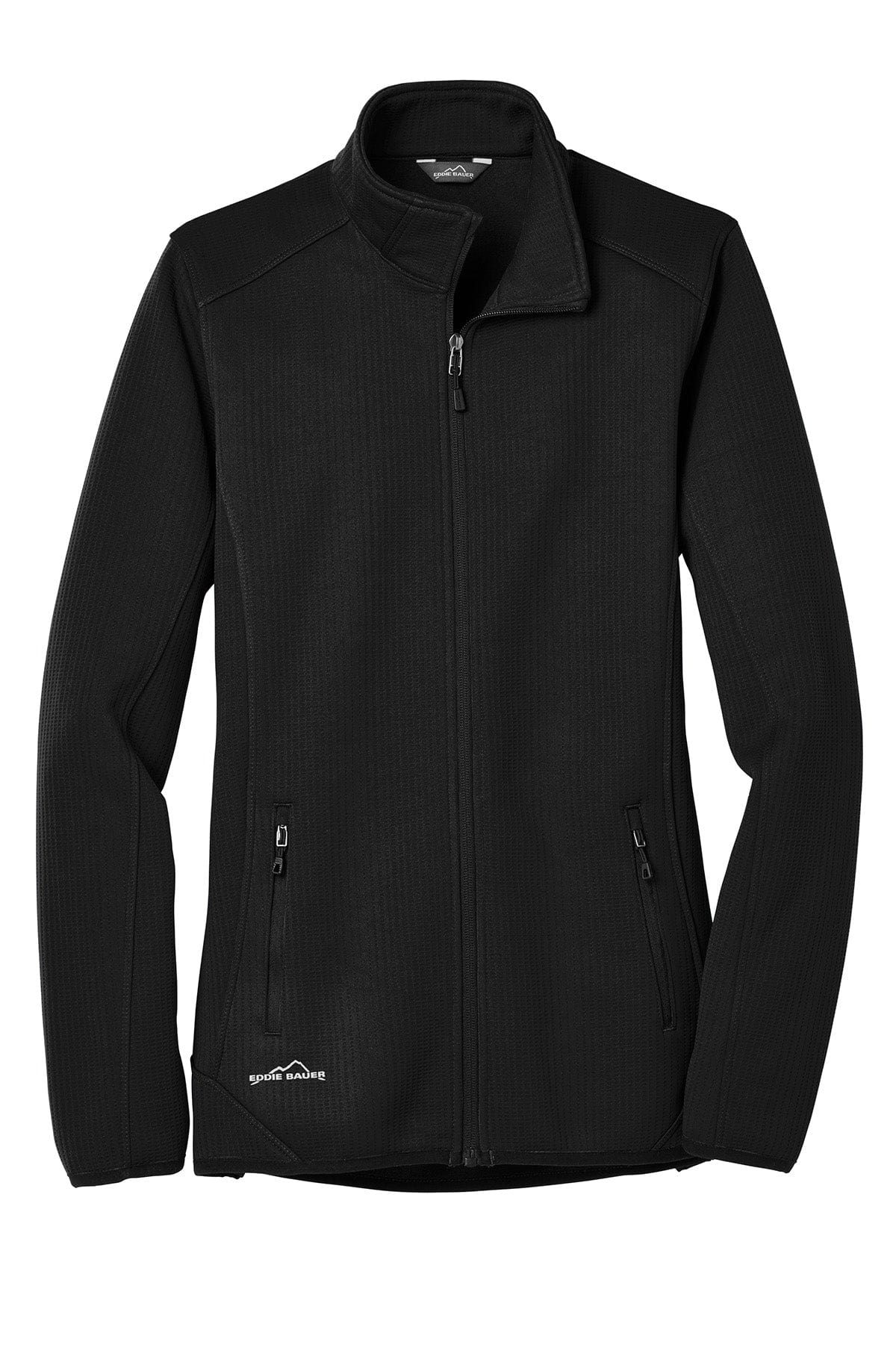 Black / XS / Women's Custom Eddie Bauer Dash Full-Zip Fleece Jacket - Corporate Gifts