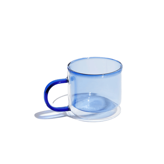 Blue Custom Double Wall Mug - Corporate Gifts