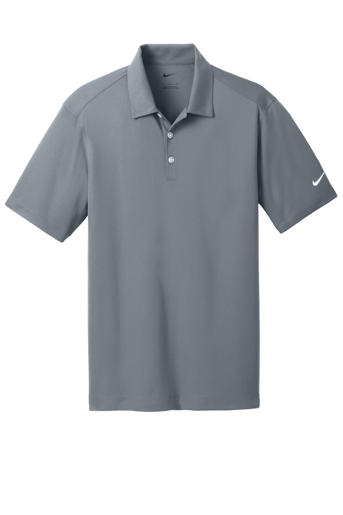 Cool Grey / SM / Mens Custom Nike Dri-FIT Vertical Mesh Polo - Corporate Gifts