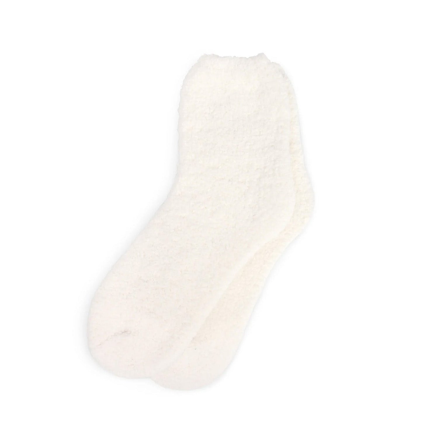 Creme Custom Kashwére Solid Socks - Corporate Gifts