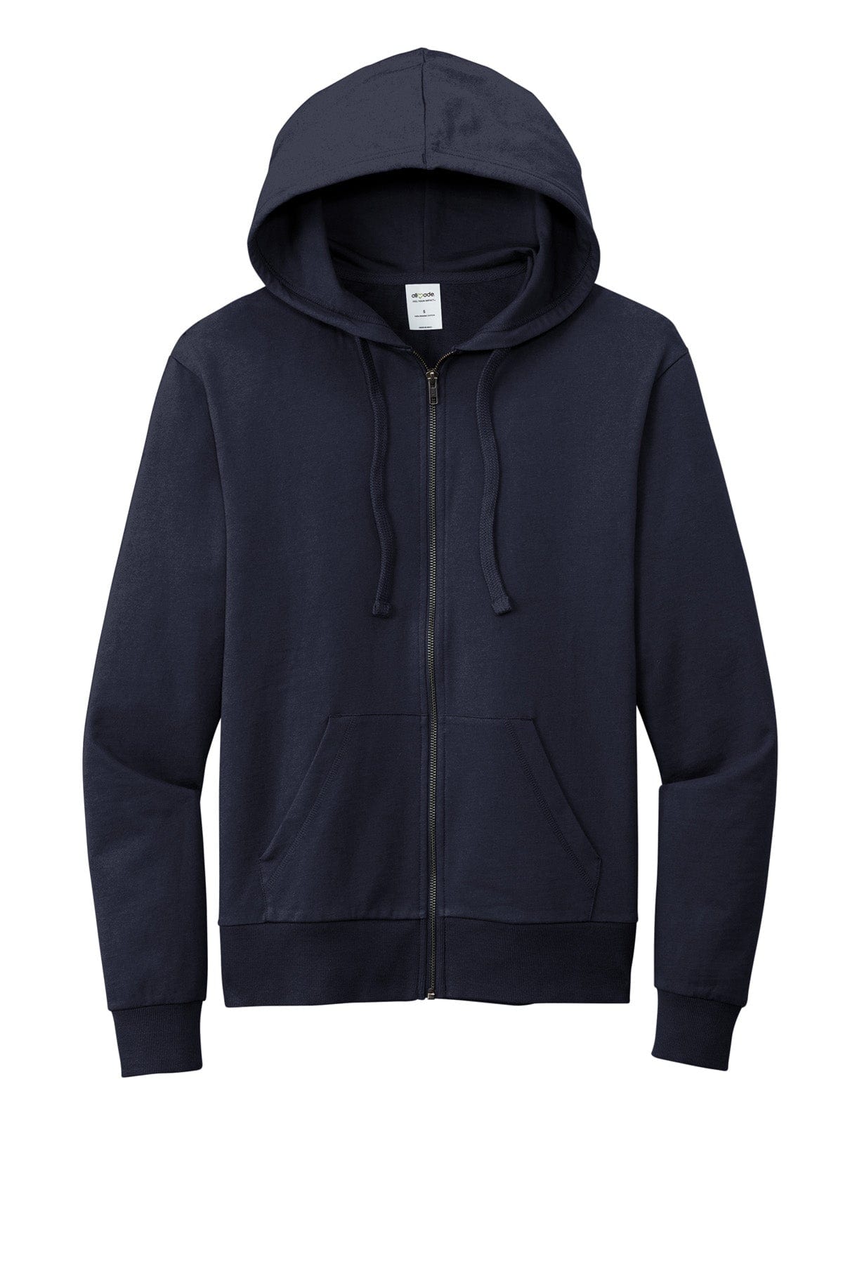 Night Sky Navy / SM Custom Allmade Unisex Organic French Terry Full-Zip Hoodie - Corporate Gifts