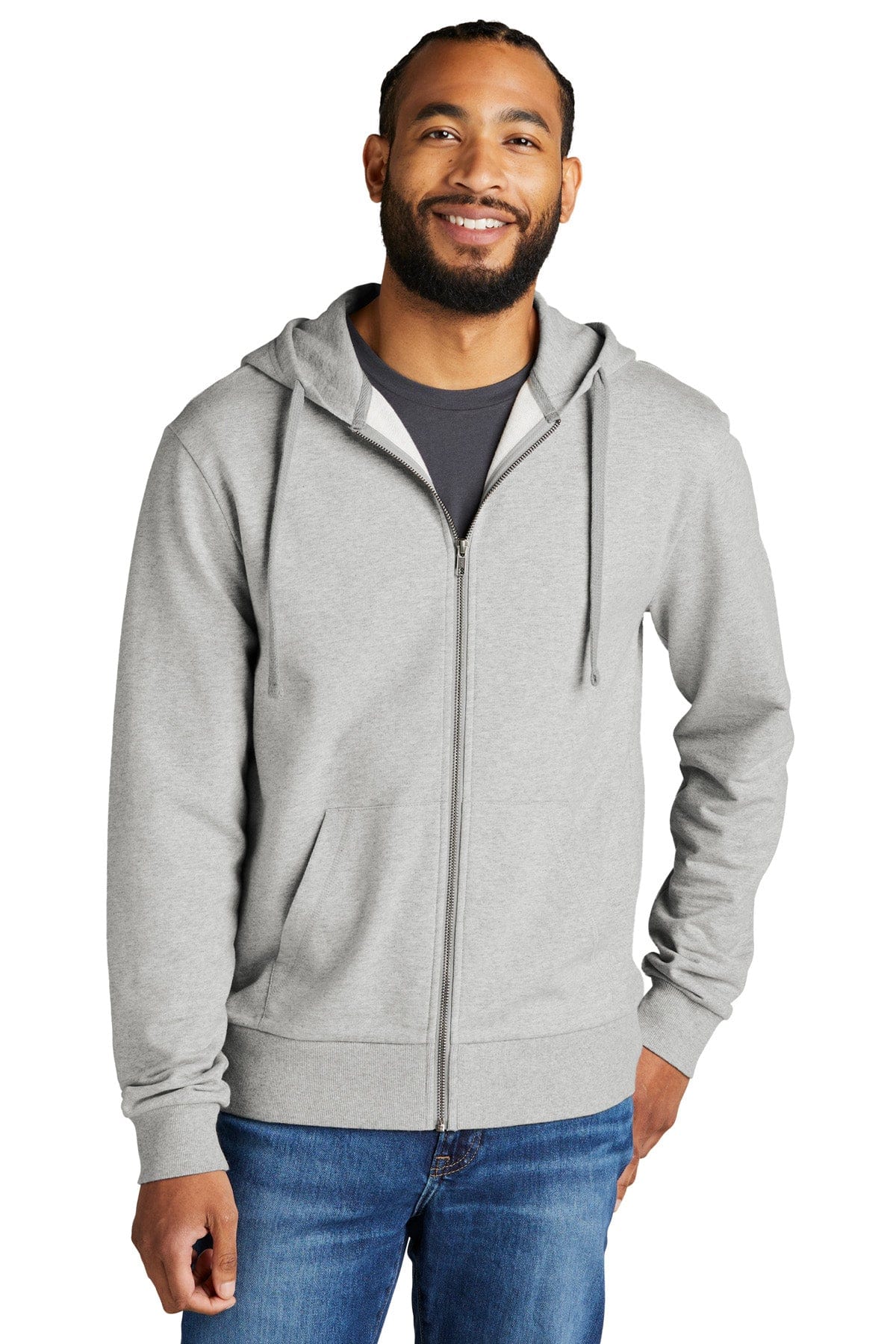 Custom Allmade Unisex Organic French Terry Full-Zip Hoodie - Corporate Gifts