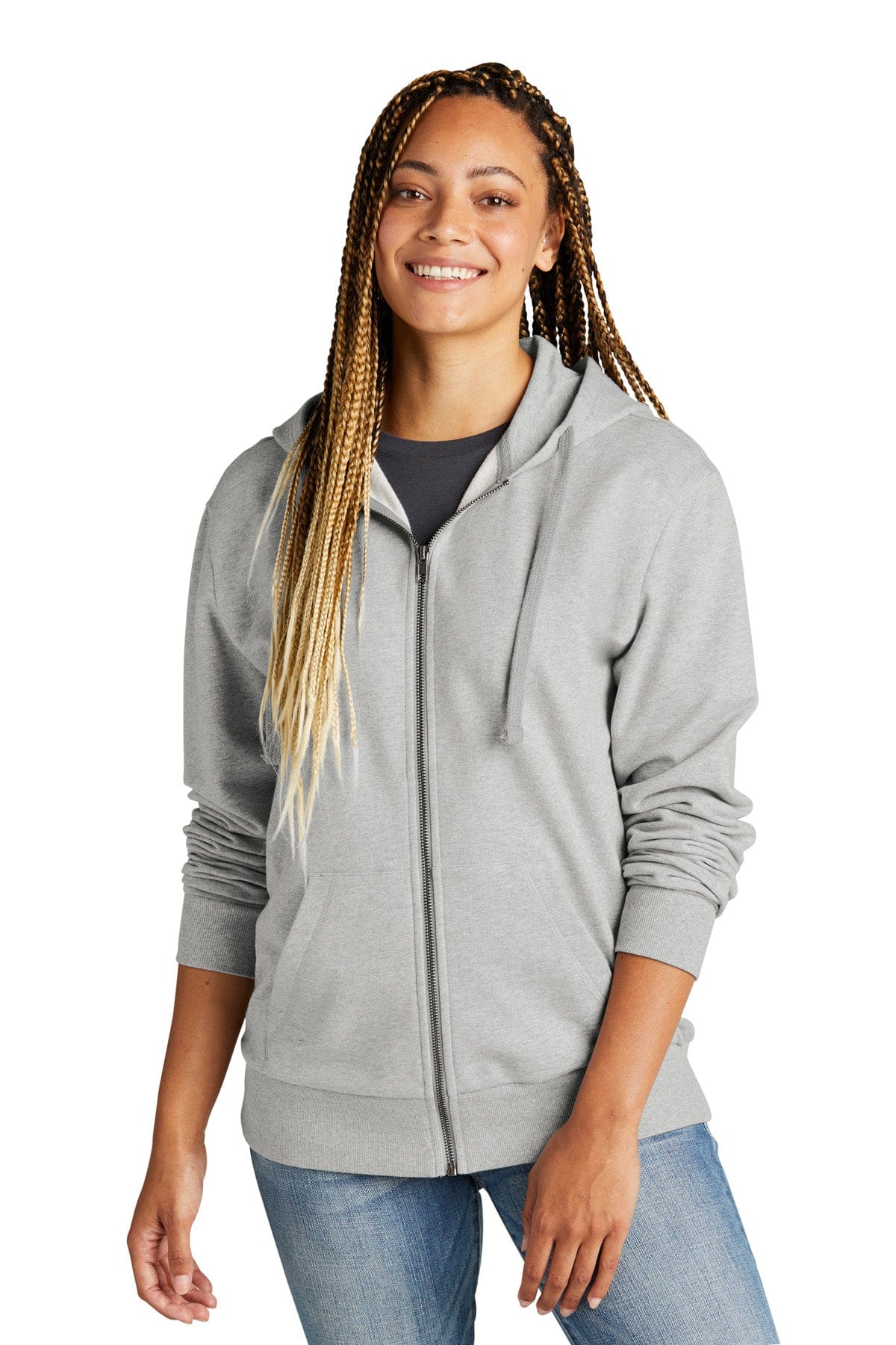 Custom Allmade Unisex Organic French Terry Full-Zip Hoodie - Corporate Gifts