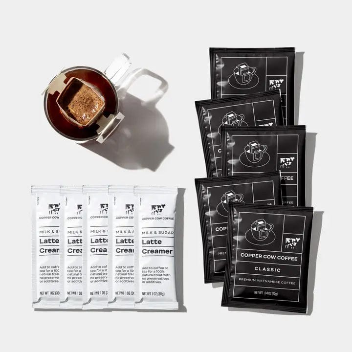 Custom Copper Cow Coffee Latte Kit - Corporate Gifts