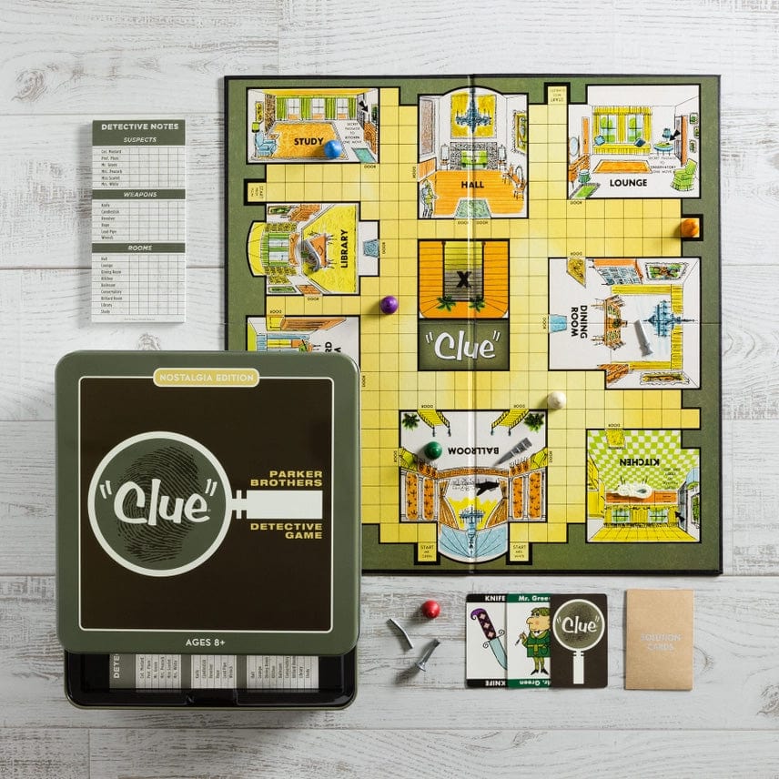 Custom Clue Board Game Nostalgia Tin - Corporate Gifts