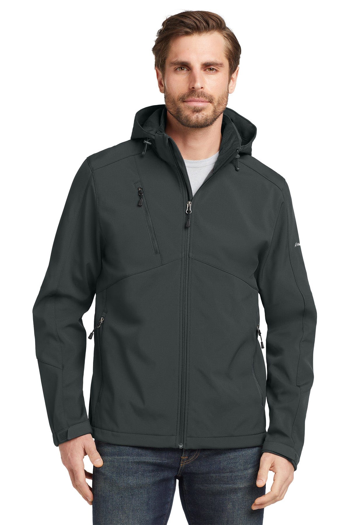 Custom Eddie Bauer Hooded Soft Shell Parka - Corporate Gifts