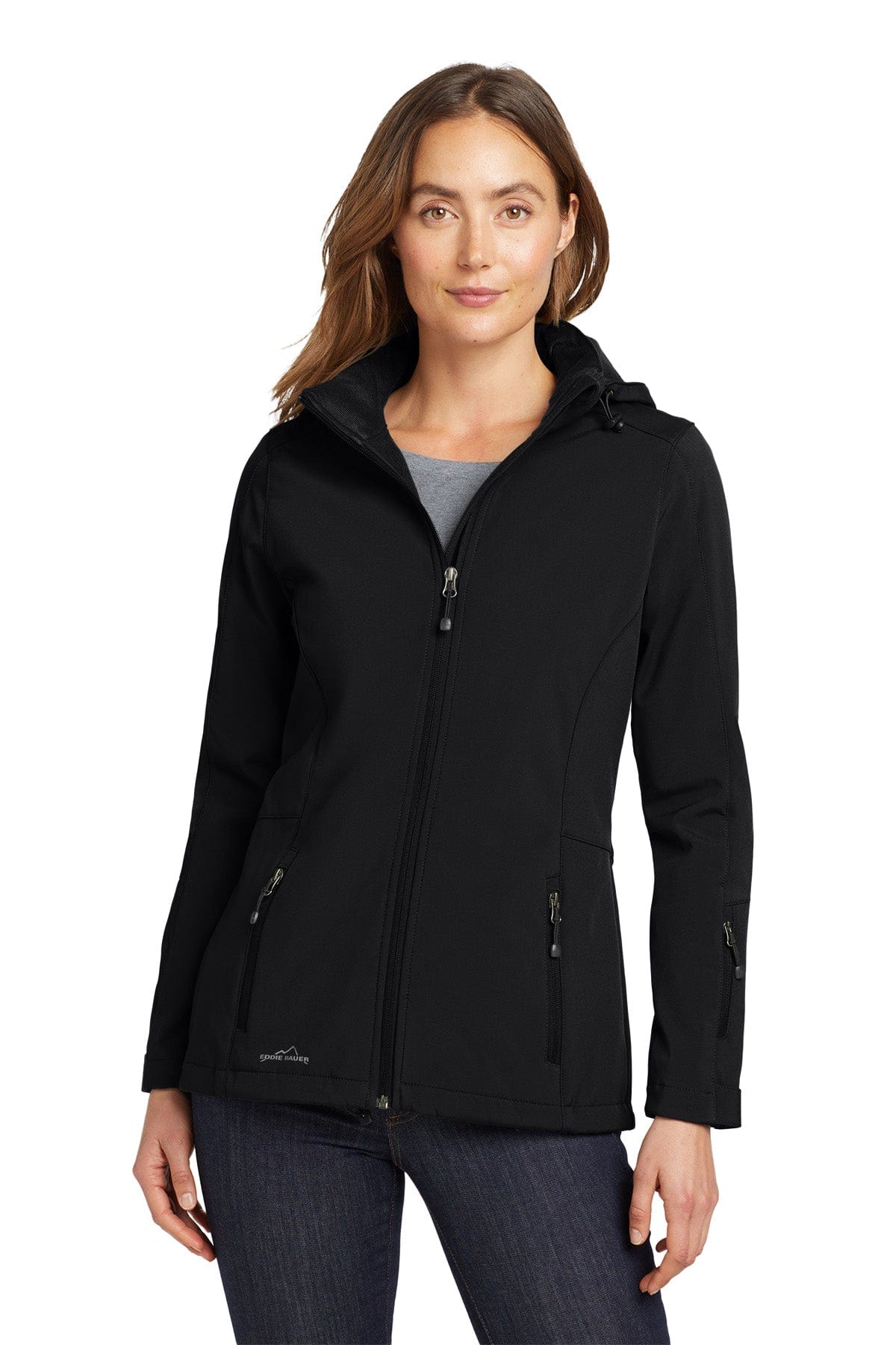 Custom Eddie Bauer Hooded Soft Shell Parka - Corporate Gifts