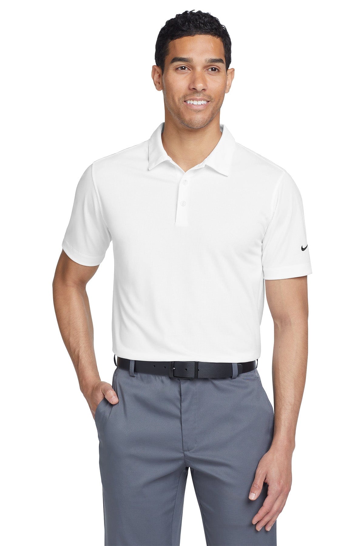 Custom Nike Dri-FIT Vertical Mesh Polo - Corporate Gifts