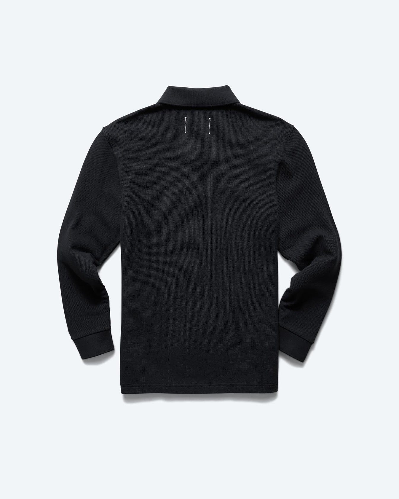 Custom Reigning Champ Athletic Pique Academy Long Sleeve Polo - Corporate Gifts