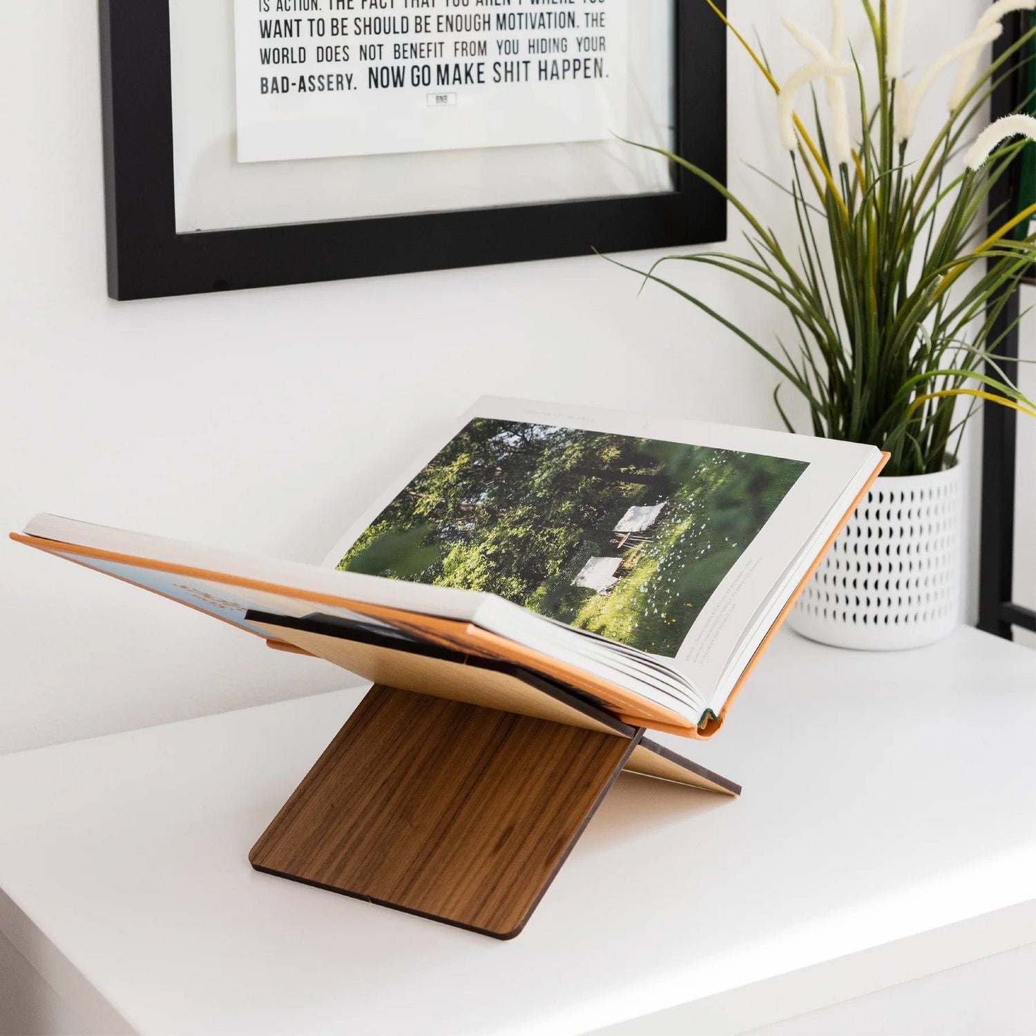 Custom Wood Book Display Stand - Corporate Gifts