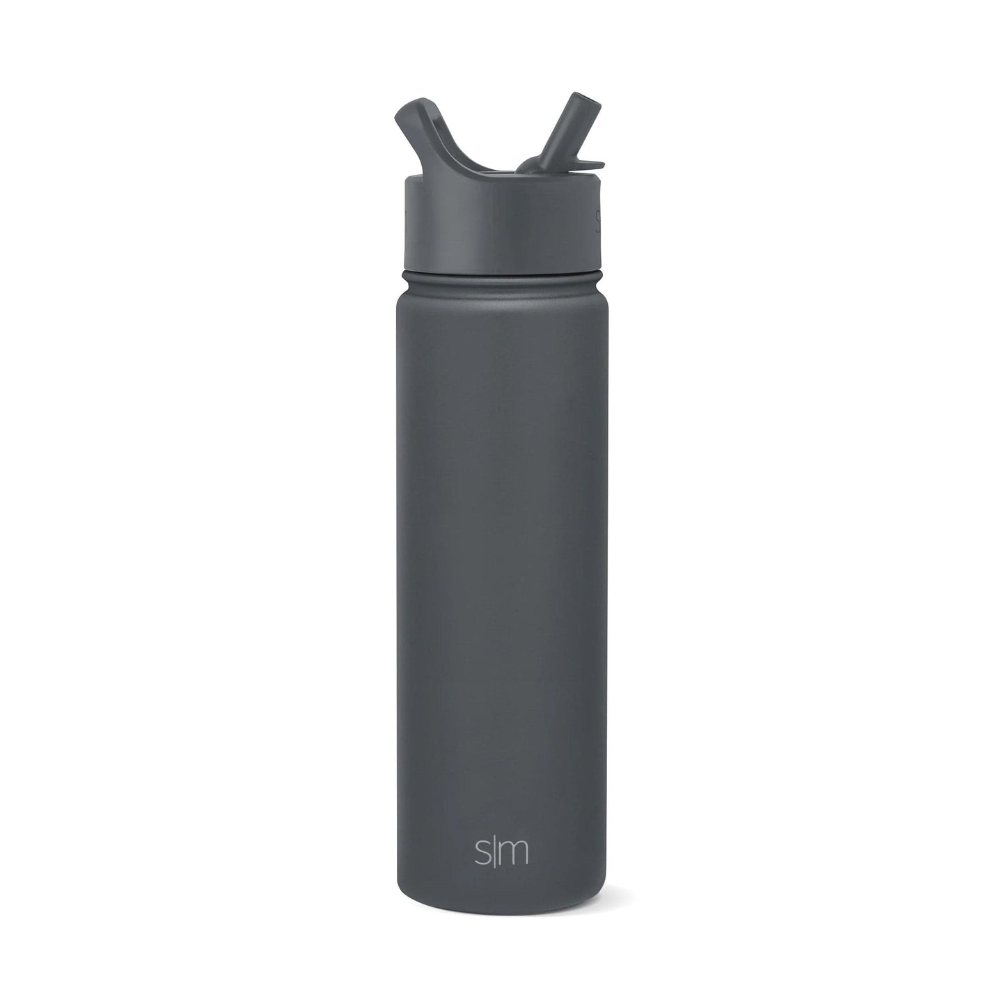 Graphite Custom Summit Water Bottle With Straw Lid - 22oz - Corporate Gifts