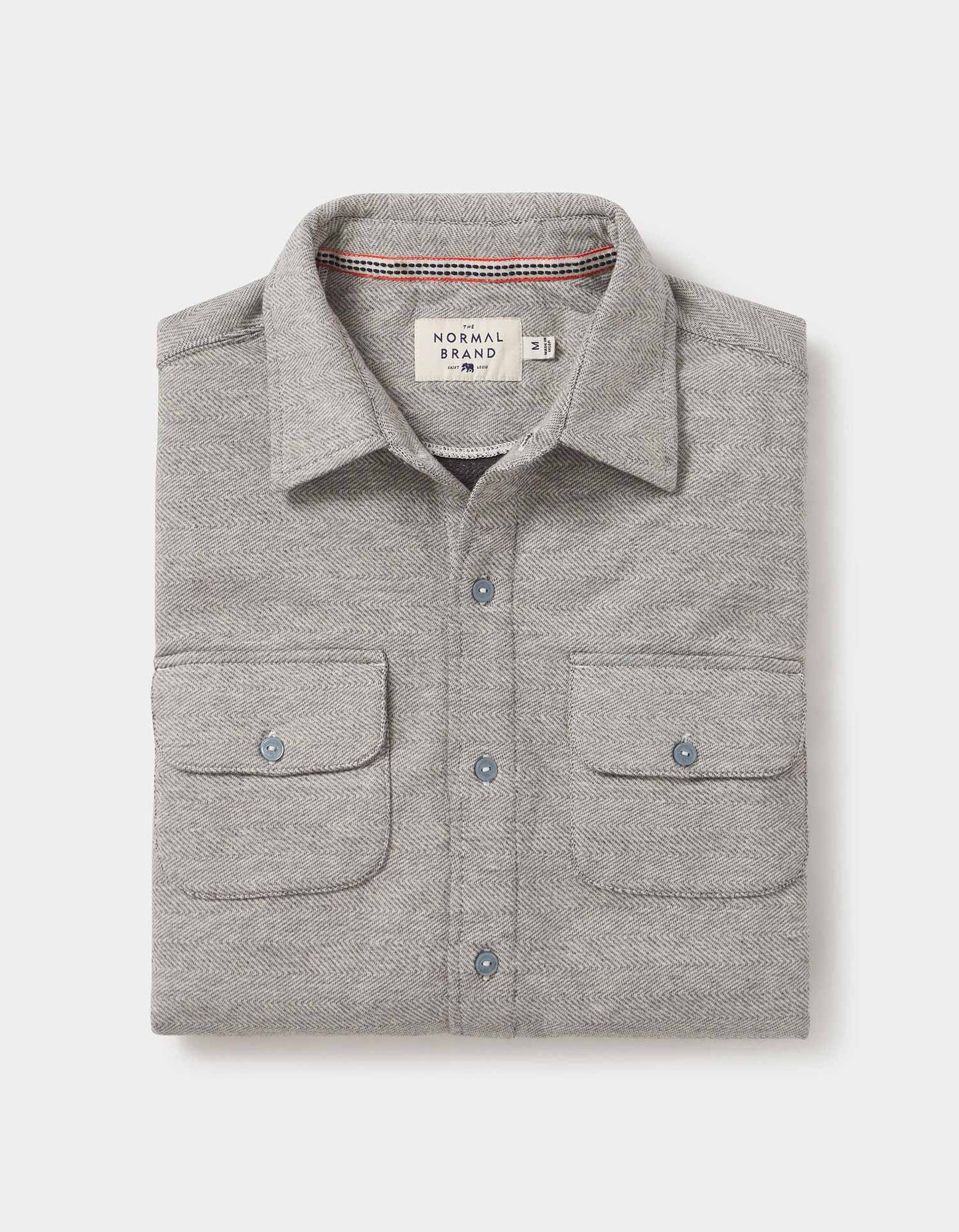 Graphite / SM Custom The Normal Brand Textured Knit Shirt - Corporate Gifts