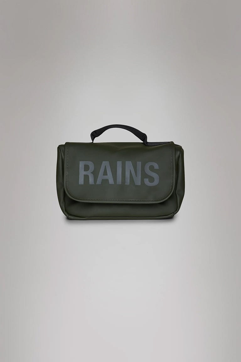 Green Custom RAINS Texel Wash Bag - Corporate Gifts