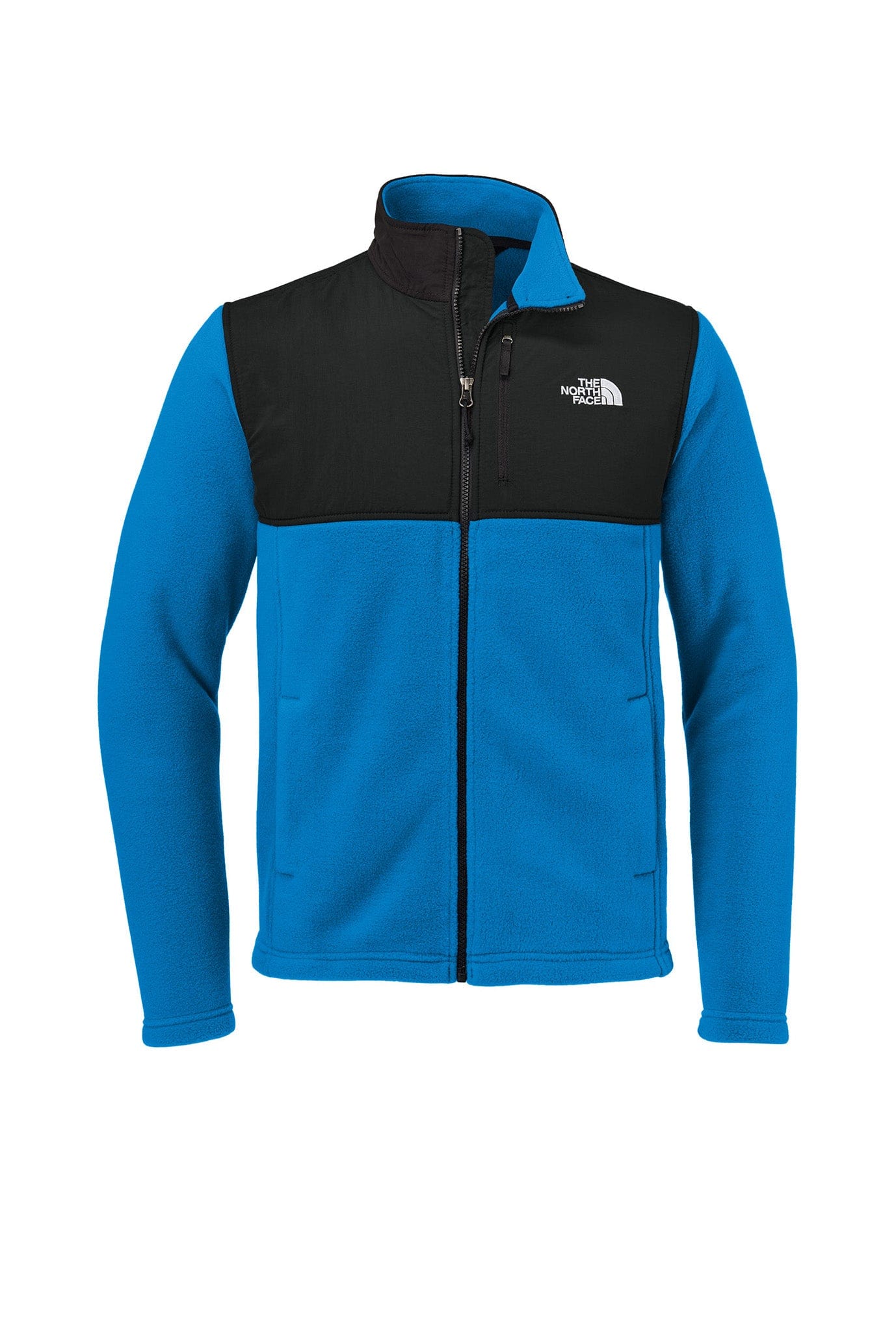 Hero Blue / TNF Black / SM / Men's Custom The North Face Highest Peak Full-Zip Fleece Jacket - Corporate Gifts