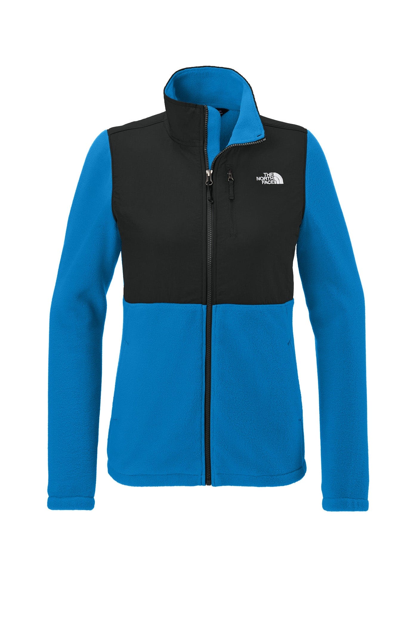 Hero Blue / TNF Black / SM / Women's Custom The North Face Highest Peak Full-Zip Fleece Jacket - Corporate Gifts