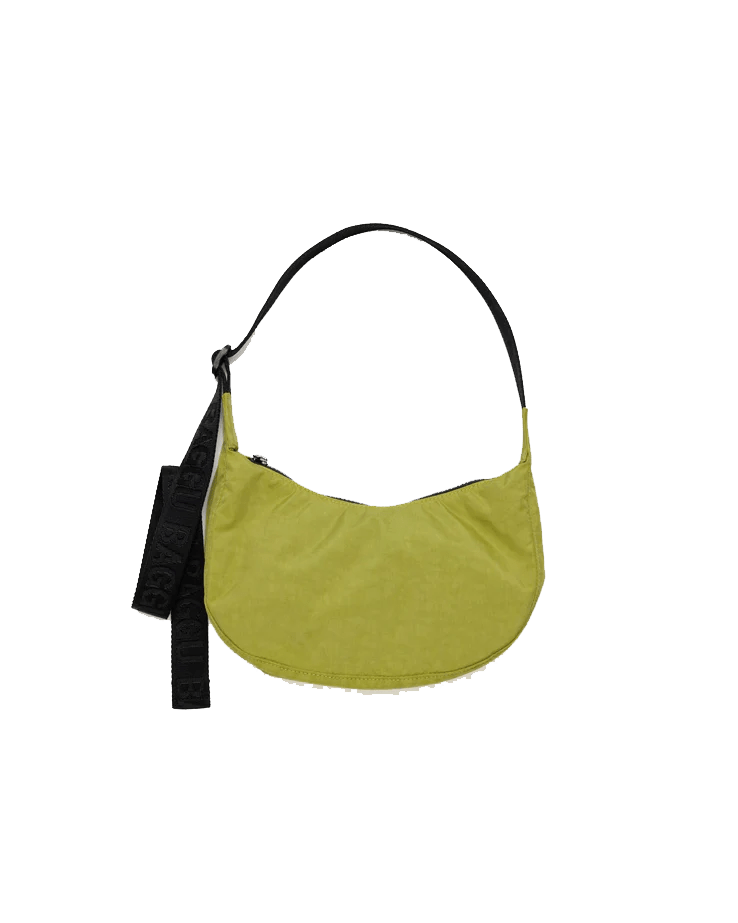 Lemongrass Custom Baggu Small Nylon Crescent Bag - Corporate Gifts