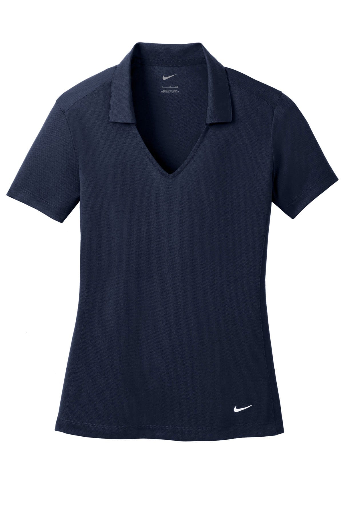 Marine / XL / Womens Custom Nike Dri-FIT Vertical Mesh Polo - Corporate Gifts