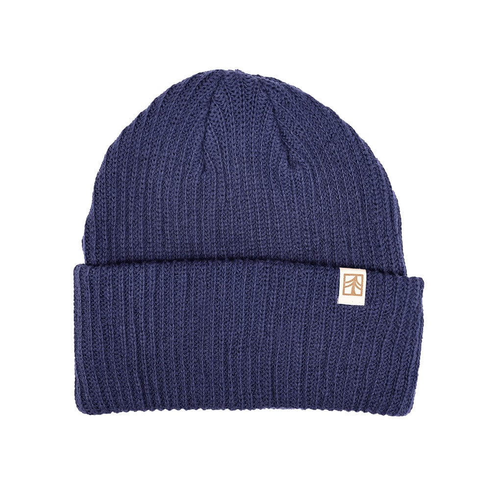 Navy Custom Rustek Organic Cotton Beanie - Corporate Gifts