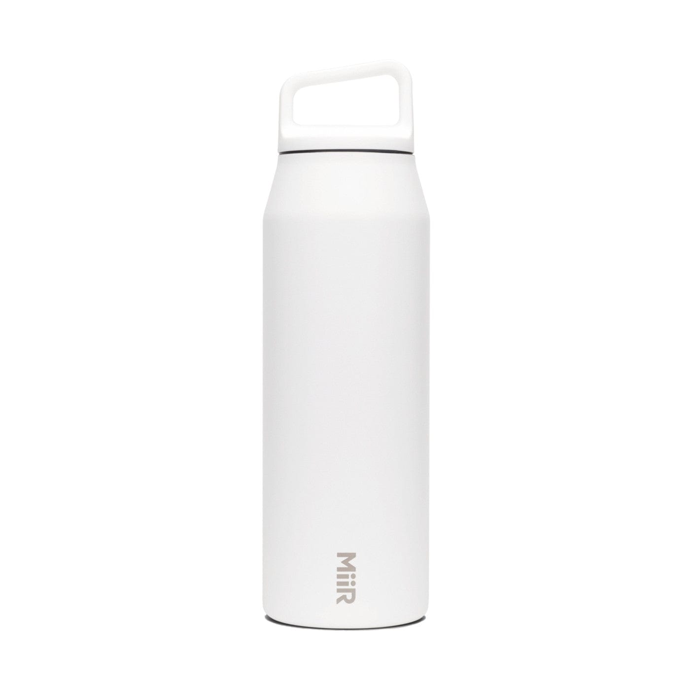 Powder White Custom MiiR Vacuum Insulated Wide Mouth Bottle - 32 Oz - Corporate Gifts