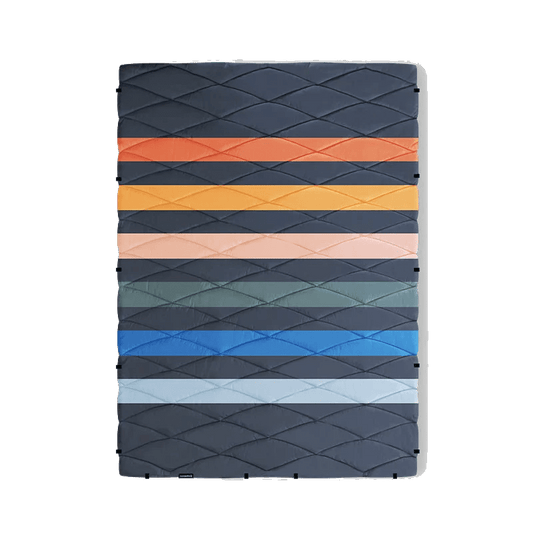 Retro Multi Custom Nomadix Puffer Blanket - Corporate Gifts