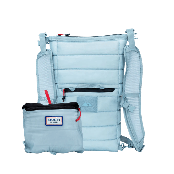 Sky Blue Custom Monti Mayfly Puffy Cooler - Corporate Gifts