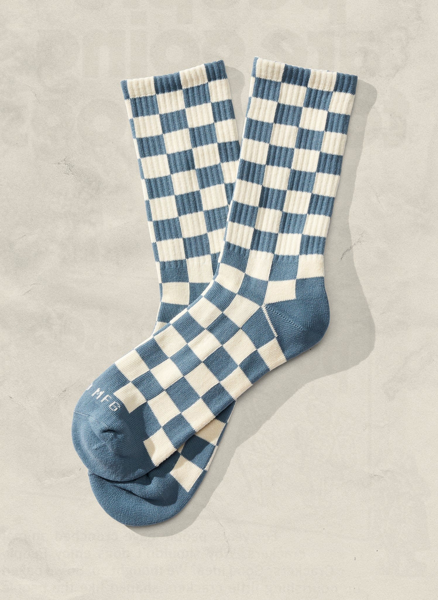 Slate & Cream Custom Checkerboard Socks - Corporate Gifts