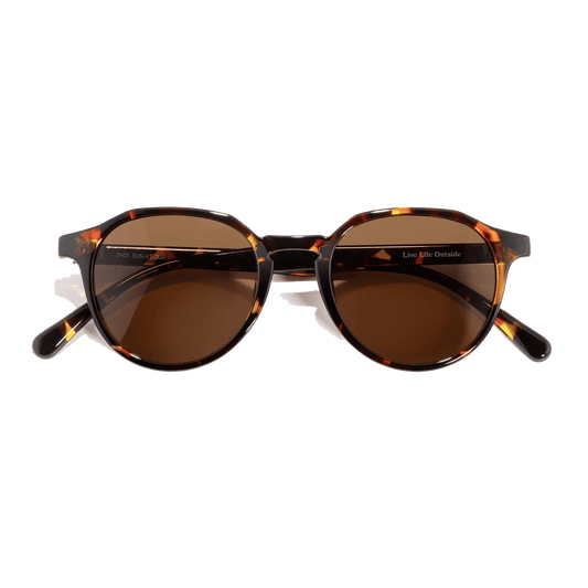 Tortoise Amber Custom Sunski Vallarta Sunglasses - Corporate Gifts