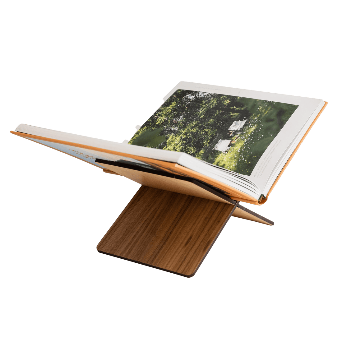 Custom Wood Book Display Stand | Corporate Gifts | Clove & Twine