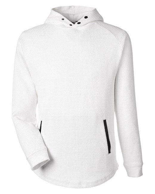 White / SM Custom Swannies Golf Unisex Camden Hooded Pullover - Corporate Gifts