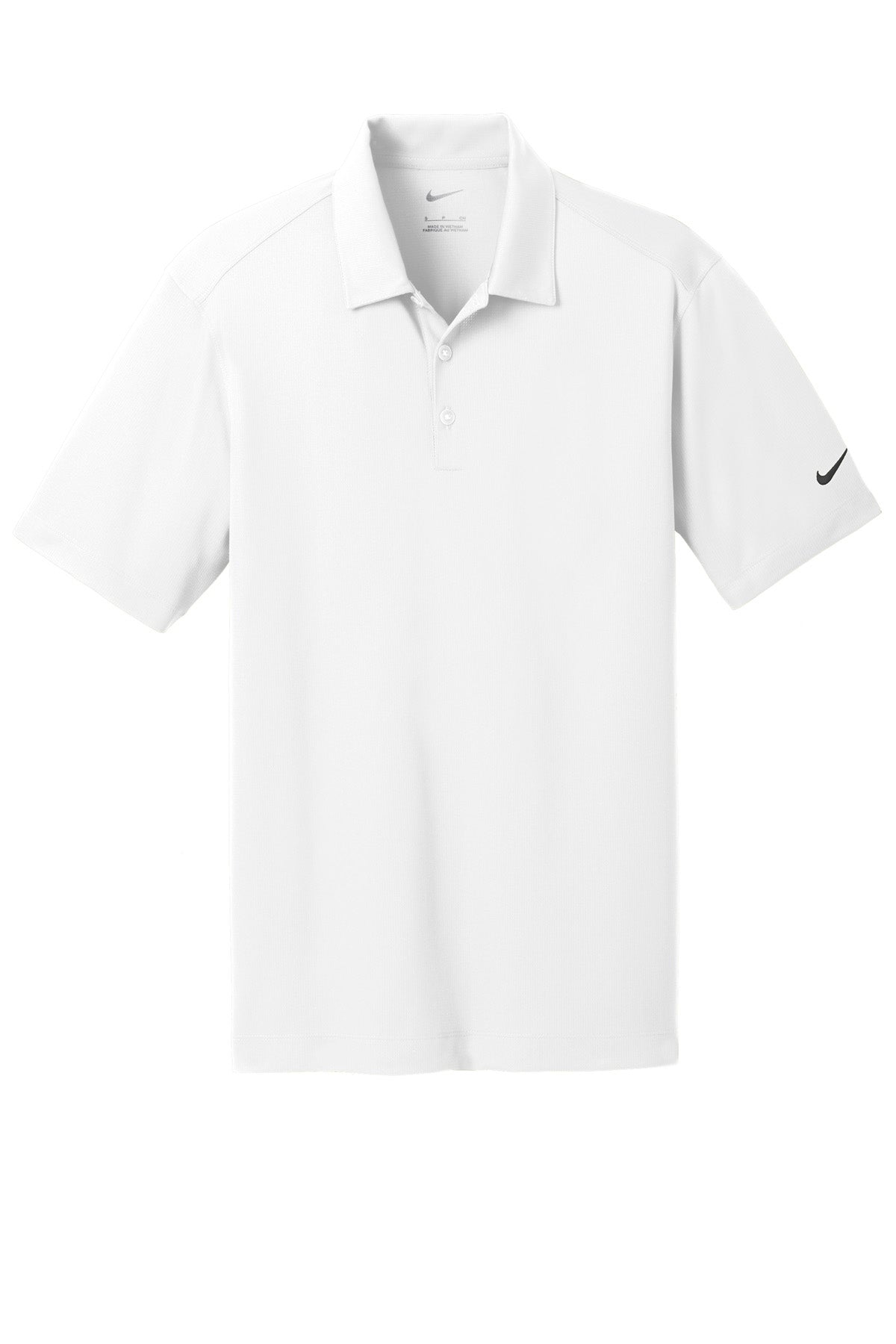 White / SM / Mens Custom Nike Dri-FIT Vertical Mesh Polo - Corporate Gifts