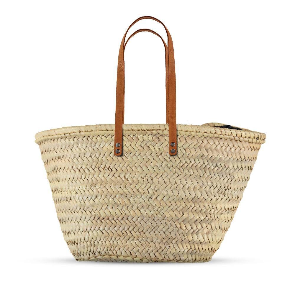 South Beach Exclusive large round straw bag