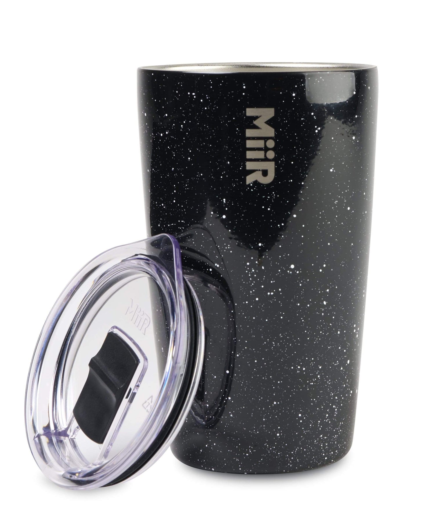 MiiR Insulated Tumbler with Press-On Lid, Black, 8oz