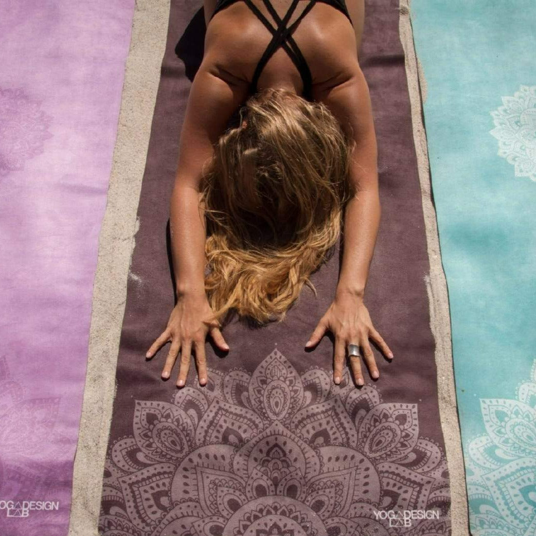 Yoga Mat Towel - Geo - Non - Slip Yoga Mat Towel for hot yoga