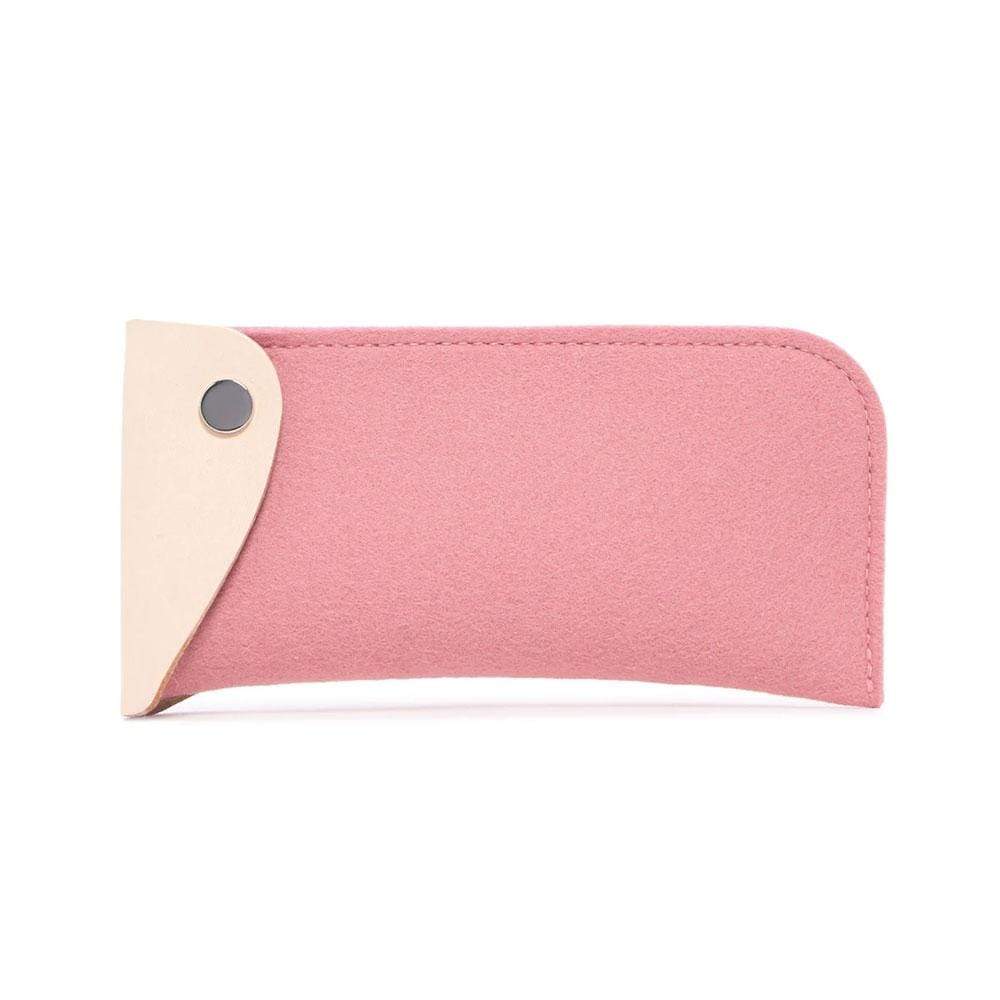 Rock Salt/Natural Custom Anzen Eyeglass Sleeve Felt - Corporate Gifts