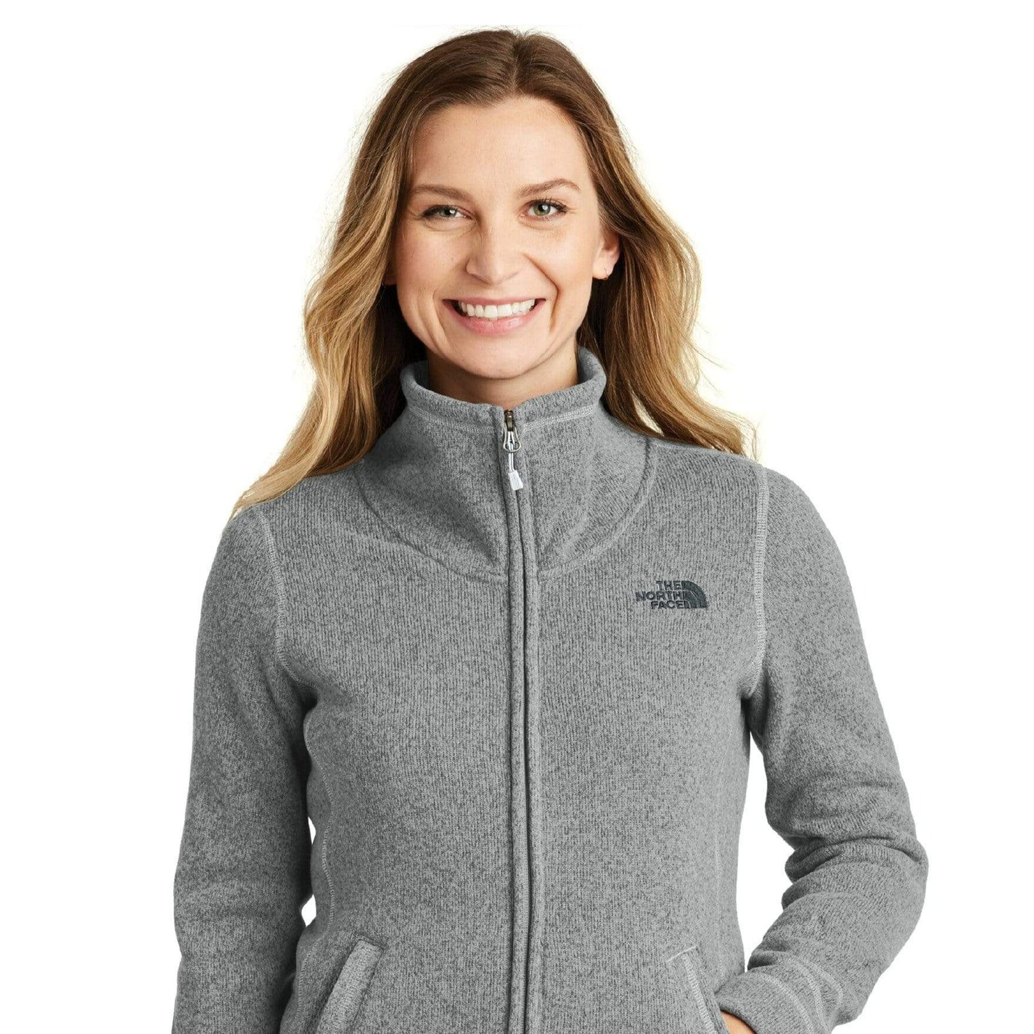 Custom The North Face Sweater Fleece Ladies' Jacket - Coastal Reign