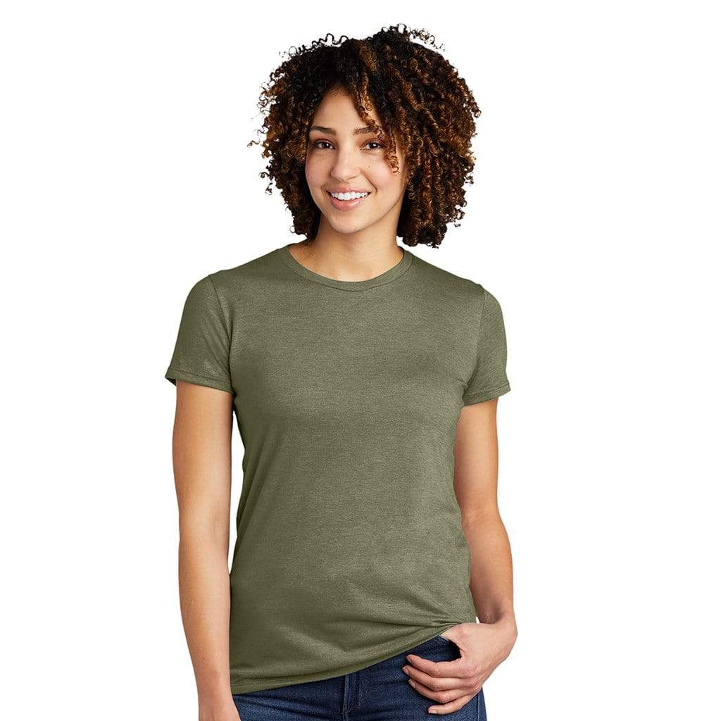 Custom Allmade Women\'s Tri-Blend – Clove Twine T-Shirt & Crewneck